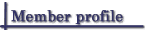 Member profile