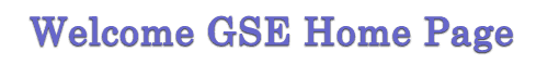 Welcome GSE Home Page